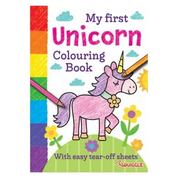 A4 My First Unicorn Fairies Colouring Book - Assorted Children Enchanting High Quality