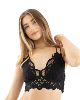 Adella Bralette in Black