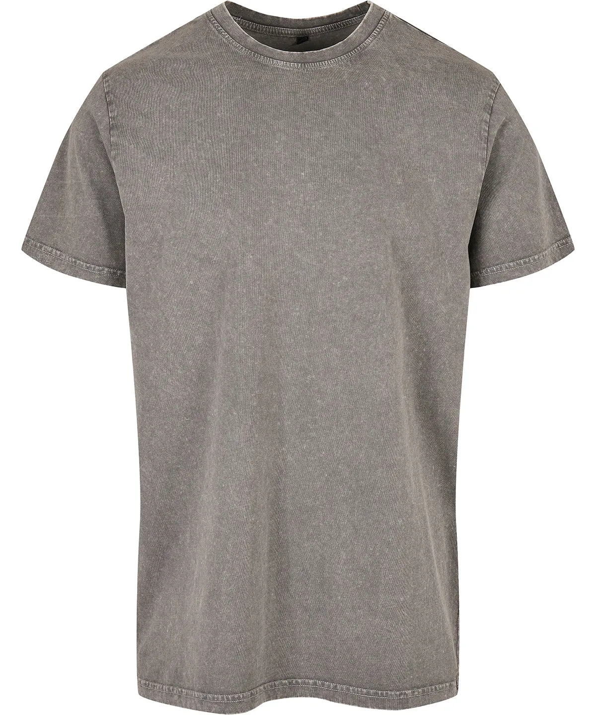 Asphalt - Acid washed round neck tee