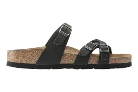 Birkenstock Franca R Black Oiled Leather Womens