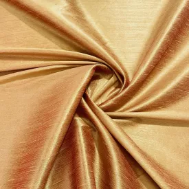 Brown Solid Silk Tafetta Fabric