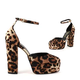 *DESCARDO - leopard, 12/3.5cm size UK 2.5