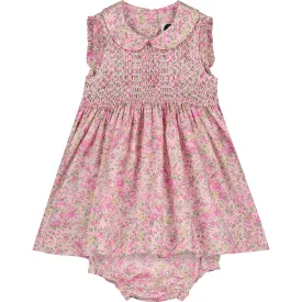 Made With Liberty Fabric:  Baby Dress - Brooke