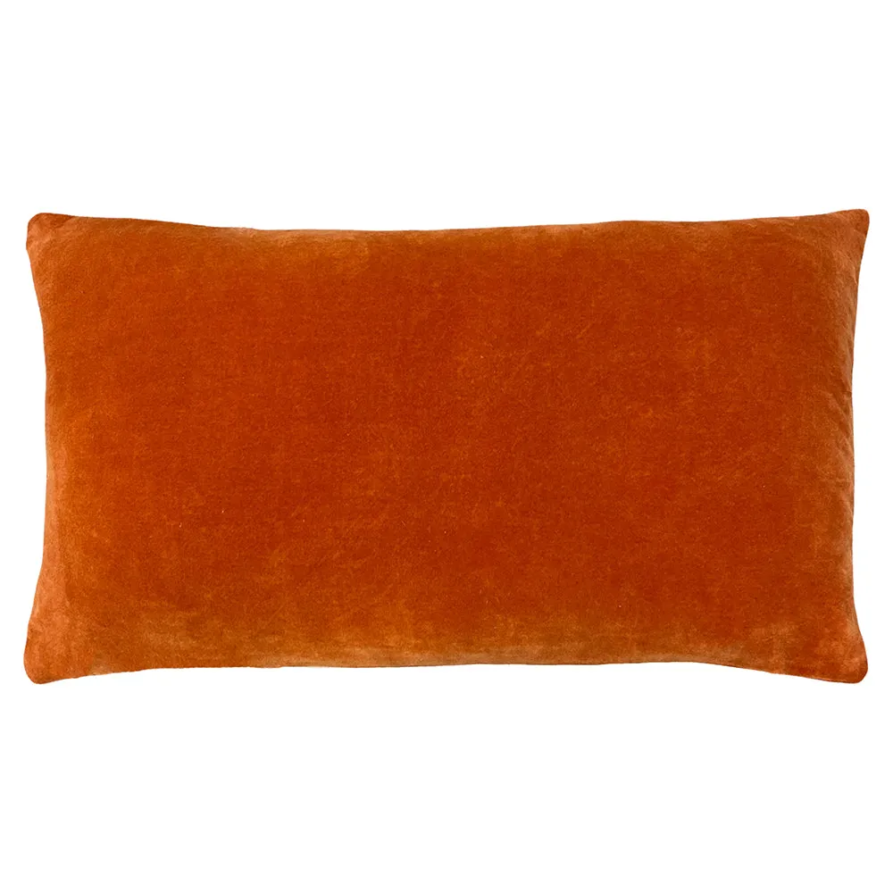 Mangata Soft Velvet Cushion Orange