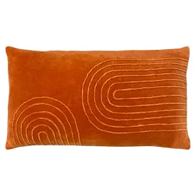 Mangata Soft Velvet Cushion Orange