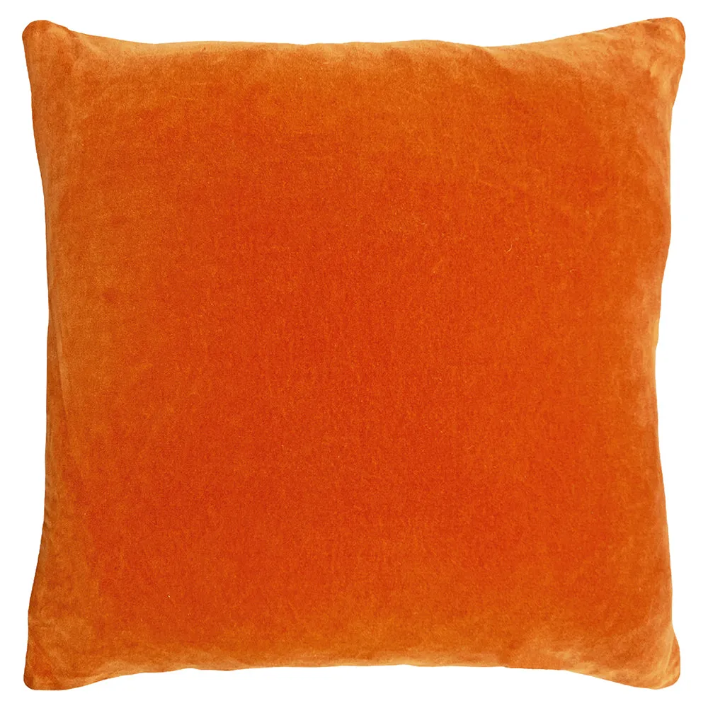 Mangata Soft Velvet Cushion Orange