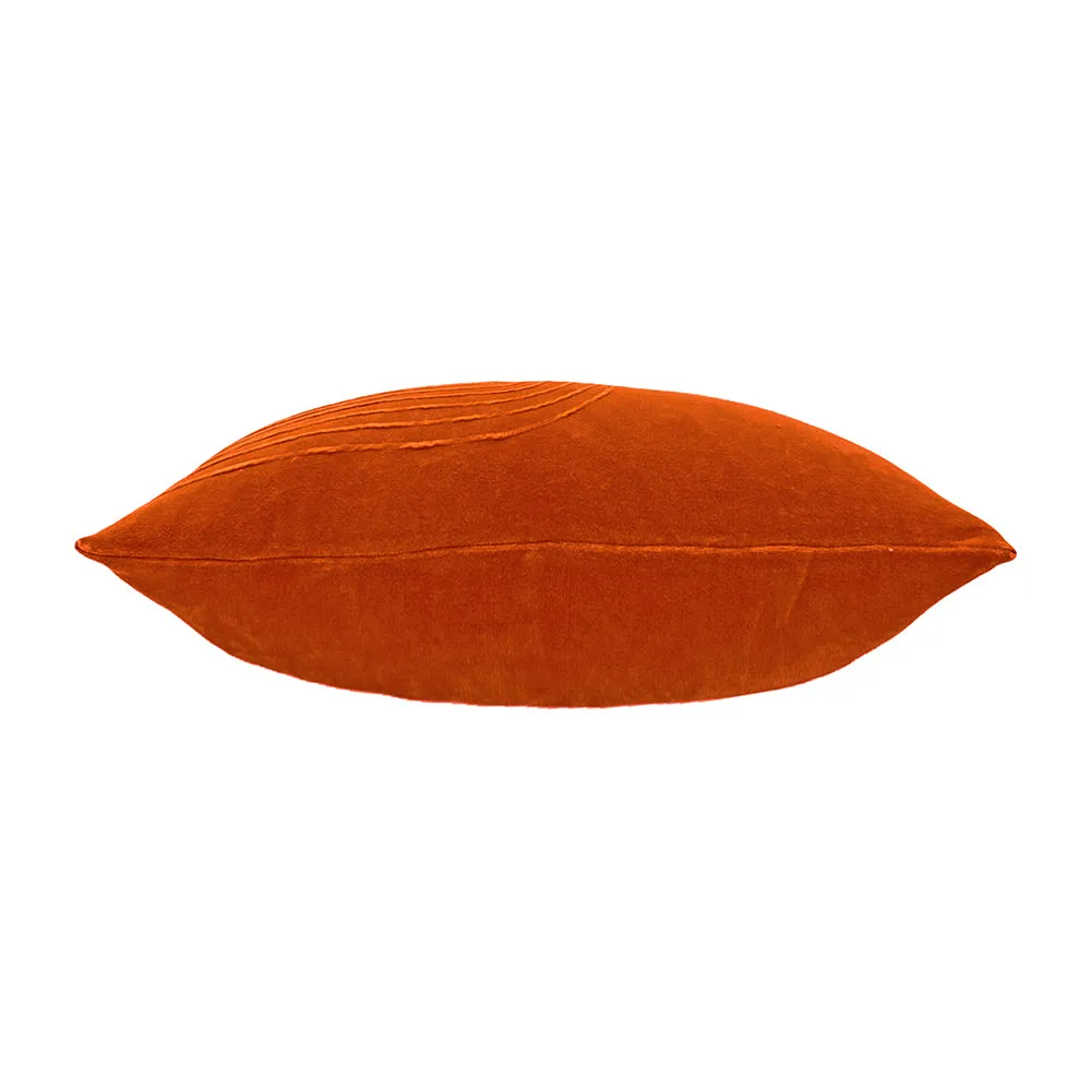 Mangata Soft Velvet Cushion Orange