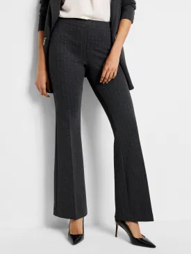 Nic   Zoe Pinstripe Ponte Boot Leg Pants