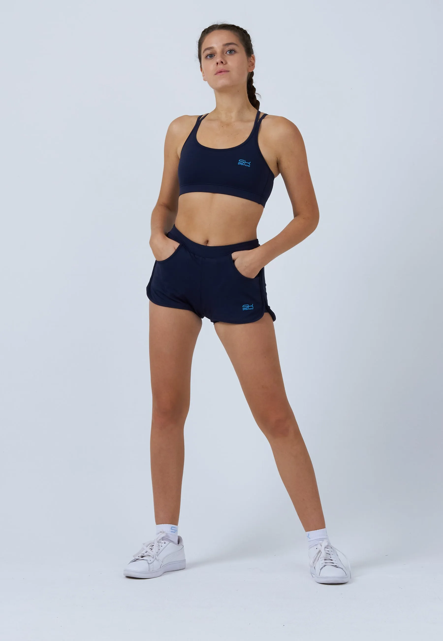 Tennis 2-in-1 Shorts, navy blue