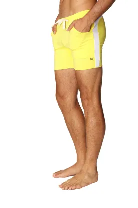 Transition Yoga Short (Yellow w/White)